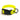 Neon-Gelbes Halsband mit schwarzer Schnalle