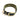 Zweifarbiges Halsband mit Messingschnalle