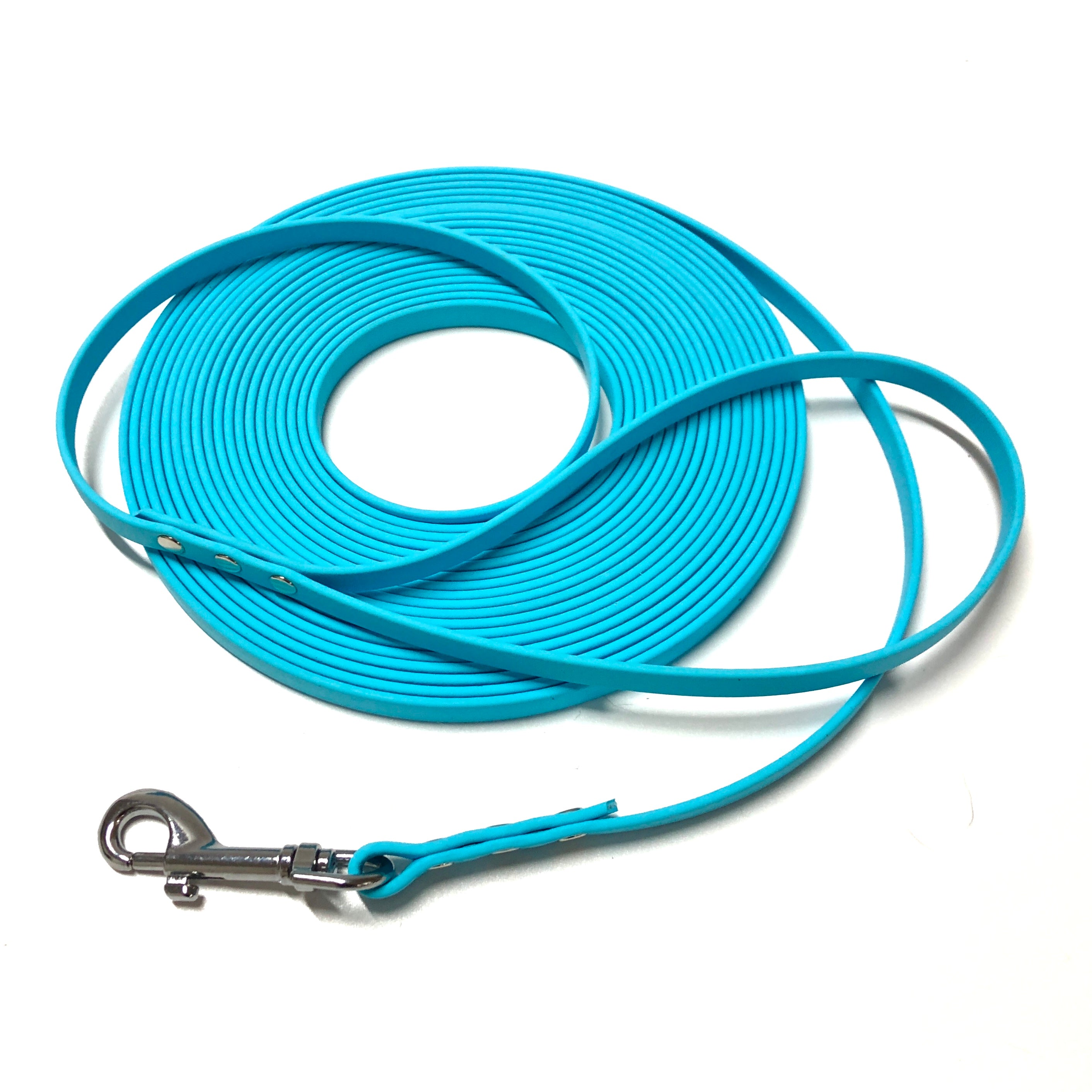 schmale Schleppleine aus Biothane  (0,9 cm breit)