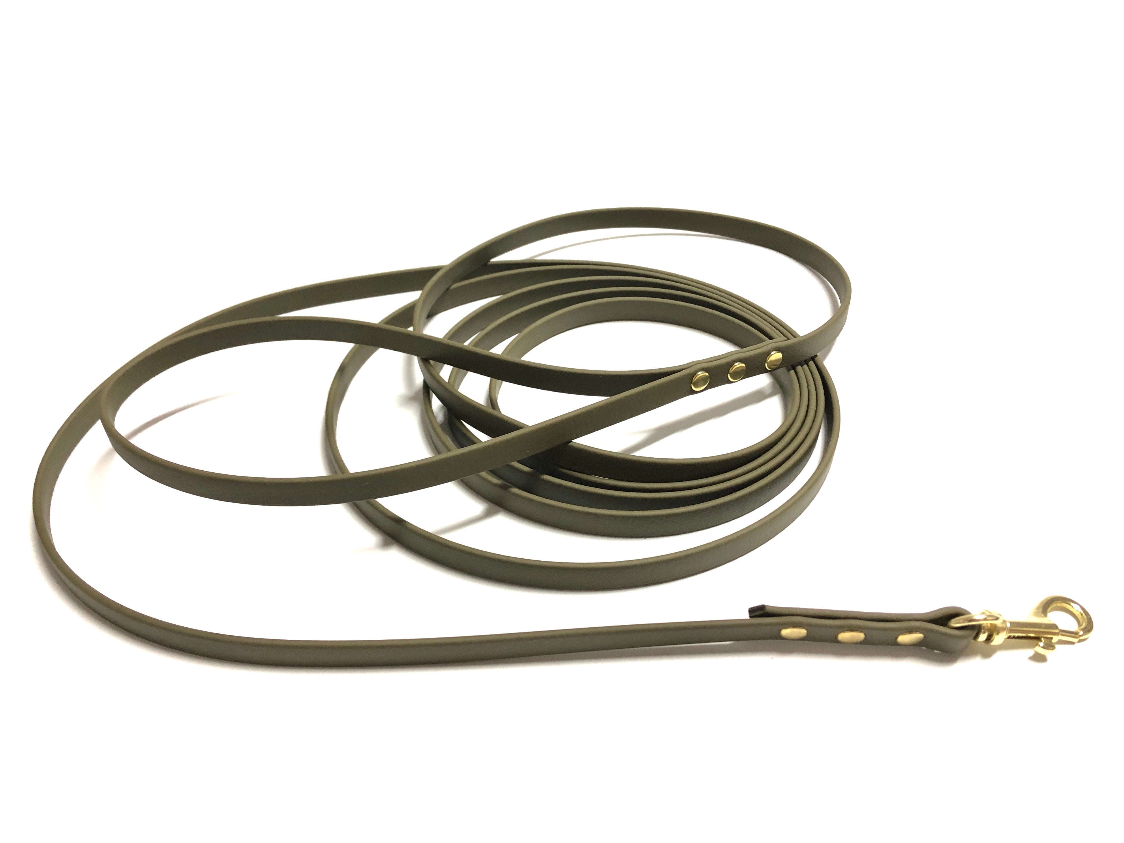 schmale Schleppleine aus Biothane